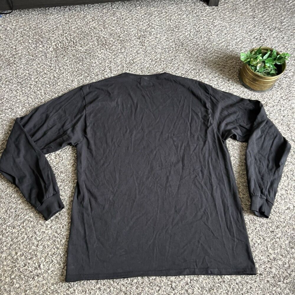 Vintage 90s Disney Pocahontas Shirt Long Sleeve Graphic T Shirt Black L NEW - Picture 3 of 6